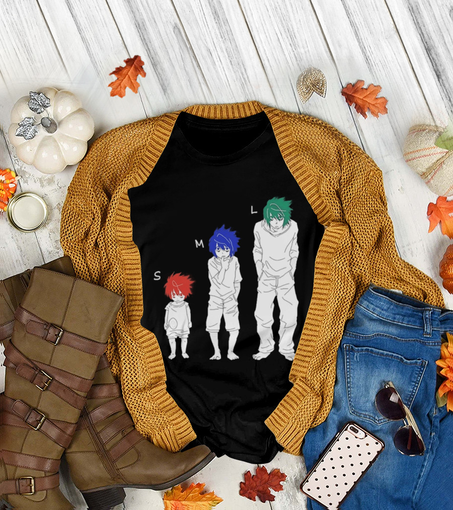 S M L Beyond Birthday Mello L Lawliet Colorful T-Shirt