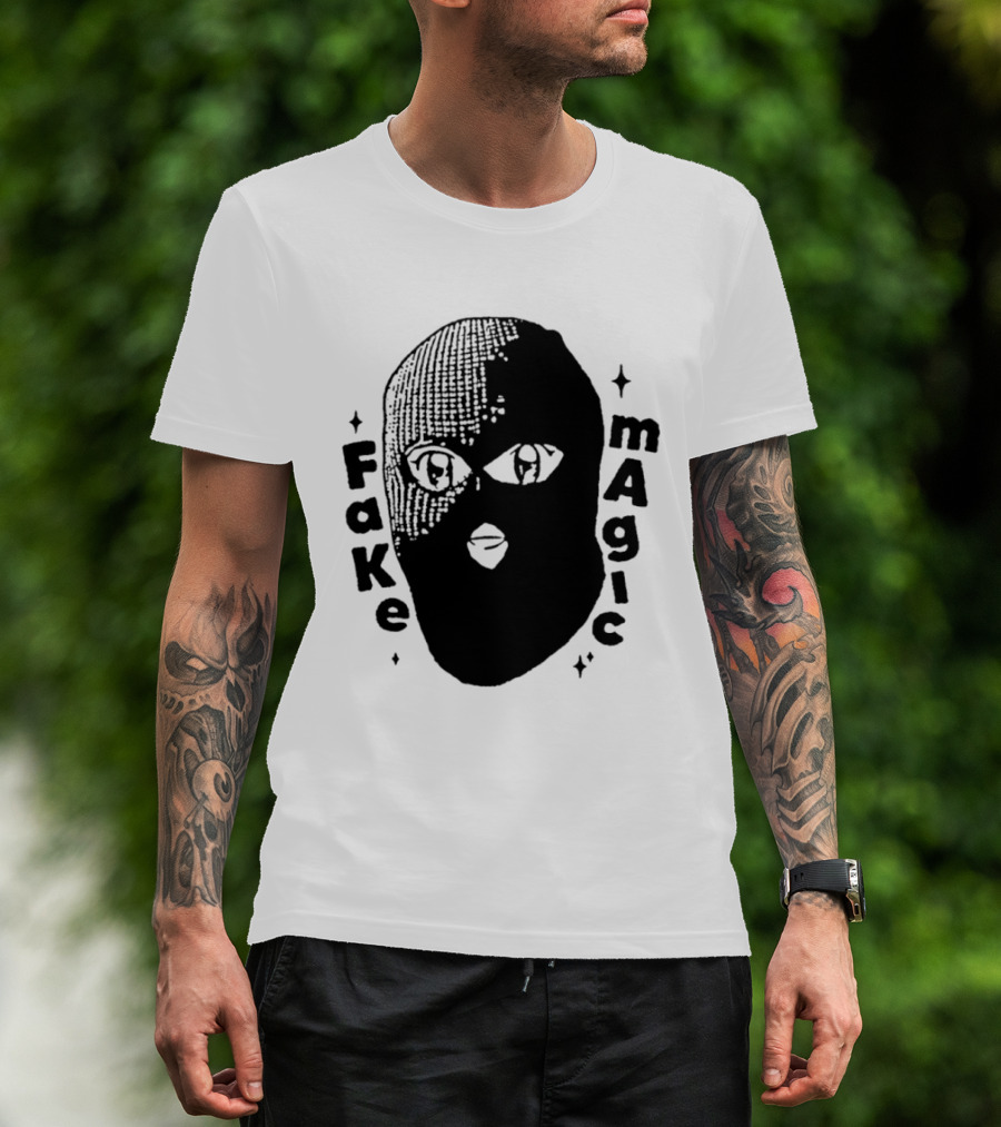 Fake Magic Anime Eyes Balaclava Ski Mask T-Shirt