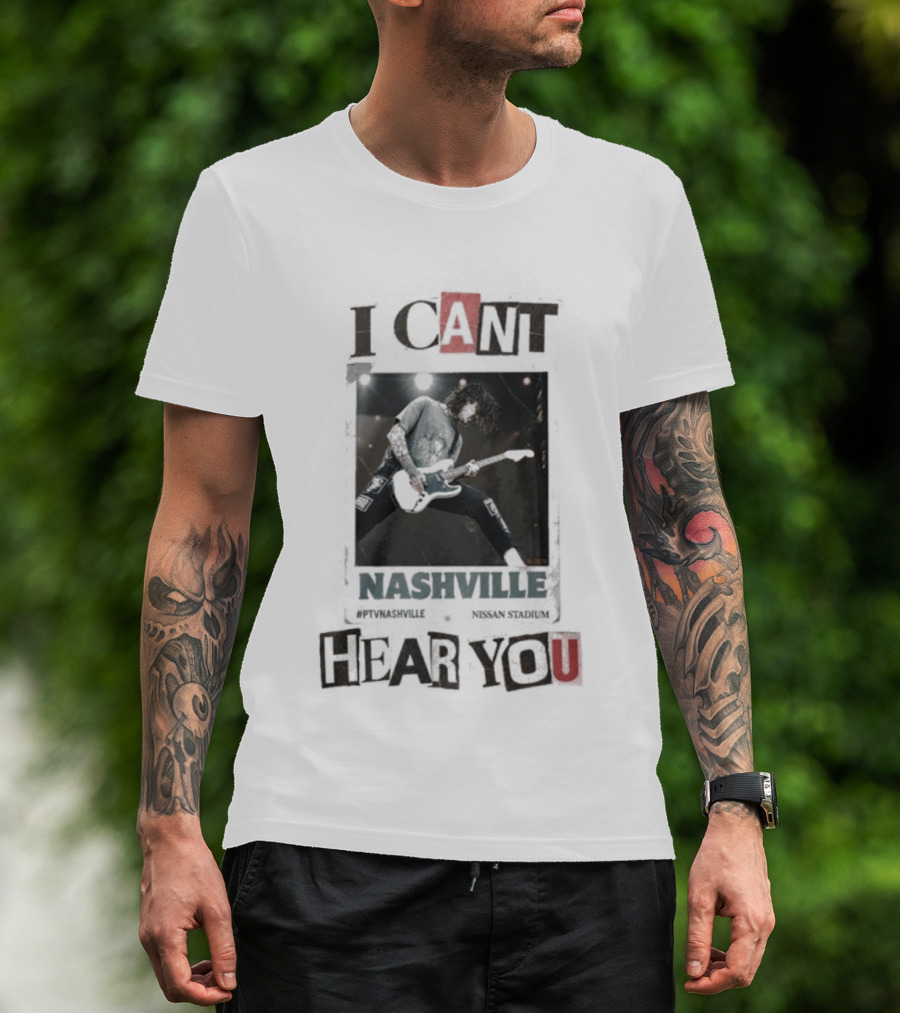 Pierce The Veil I Can't Hear You Nashville World Tour 2026 T-Shirt