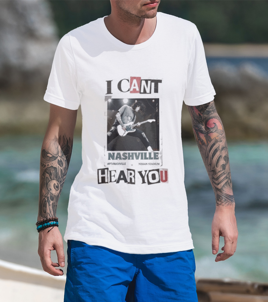 Pierce The Veil I Can't Hear You Nashville World Tour 2026 T-Shirt