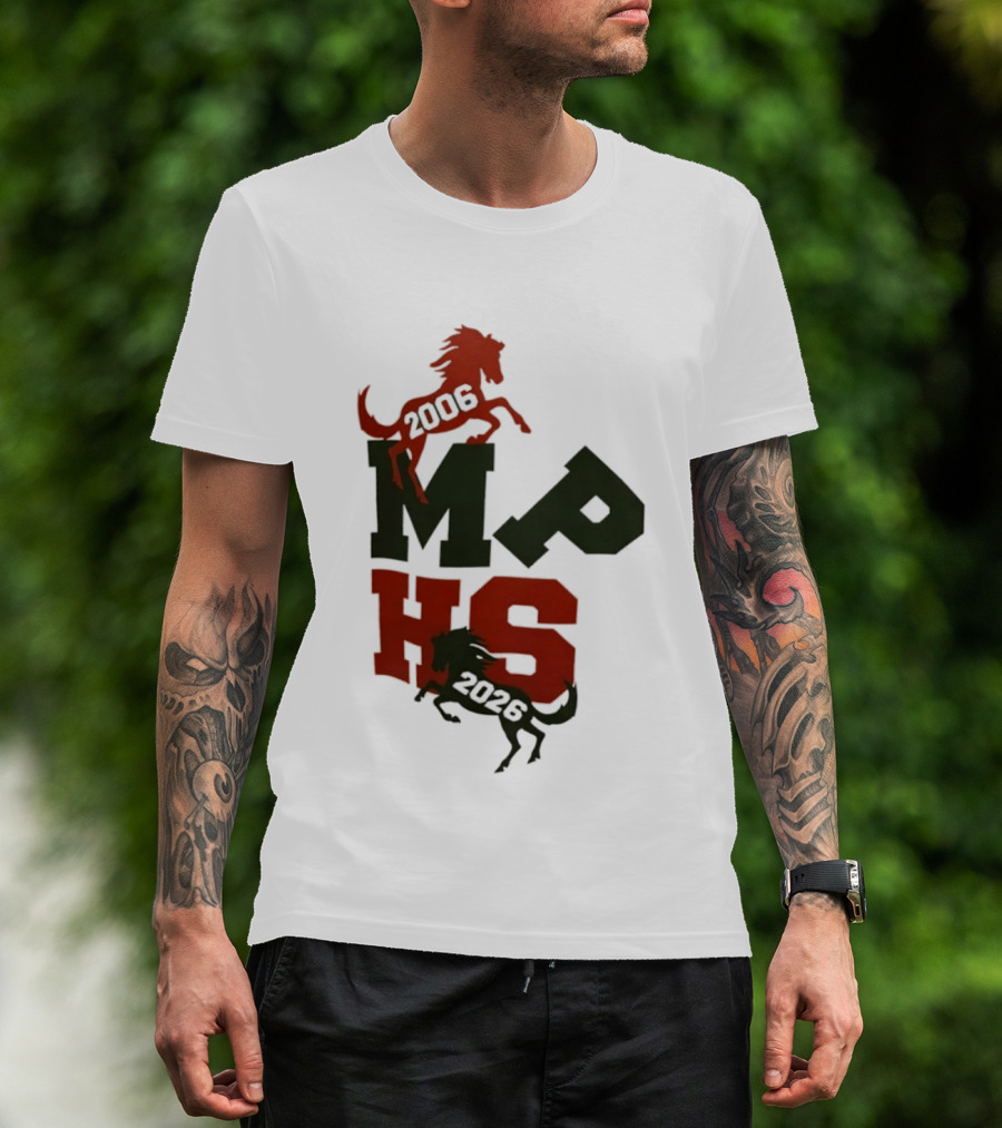 Morgan Park Mustangs MPHS 2006 2026 T-Shirt