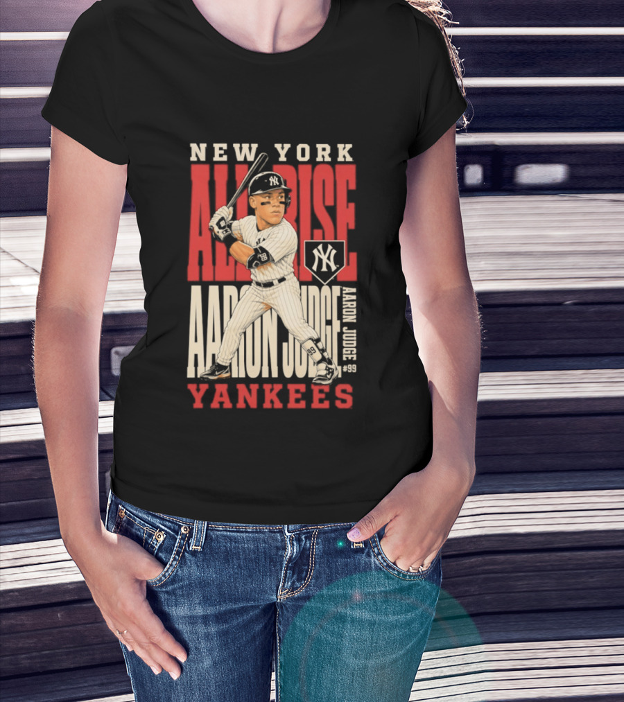 New York Yankees Aaron Judge 2026 Season Caricature T-Shirt