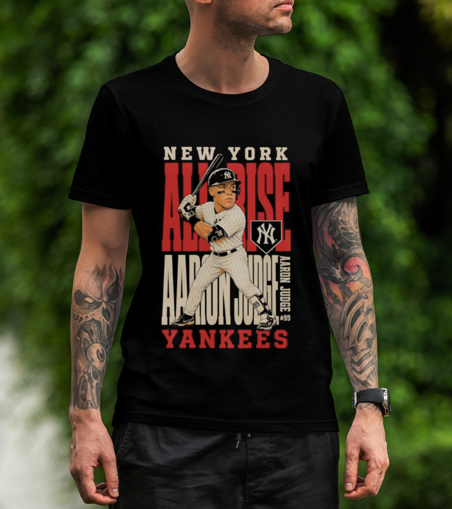 New York Yankees Aaron Judge 2026 Season Caricature T-Shirt