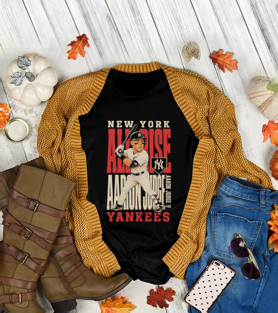 New York Yankees Aaron Judge 2026 Season Caricature T-Shirt
