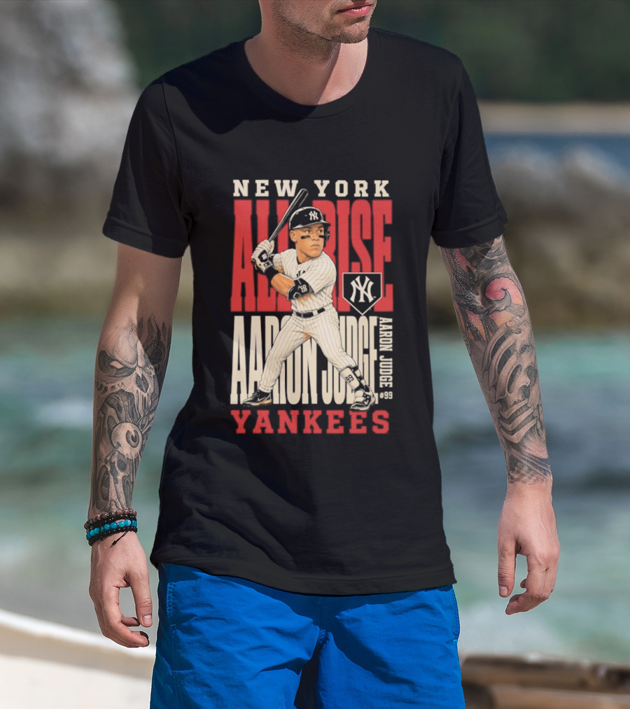 New York Yankees Aaron Judge 2026 Season Caricature T-Shirt