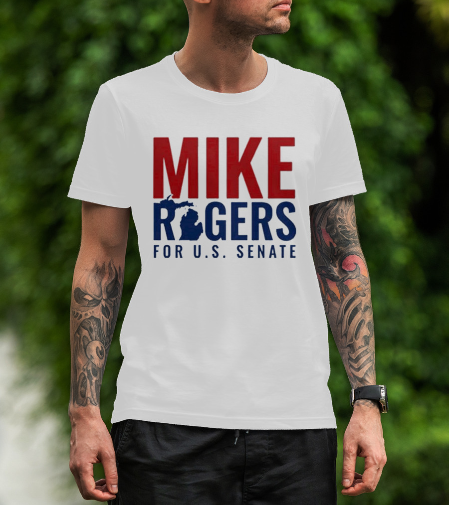 Mike Rogers Michigan For US Senate Election T-Shirt
