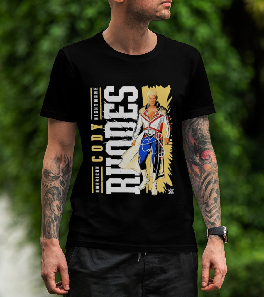 Cody Rhodes American Nightmare WWE Wrestling Iconic Outfit T-Shirt