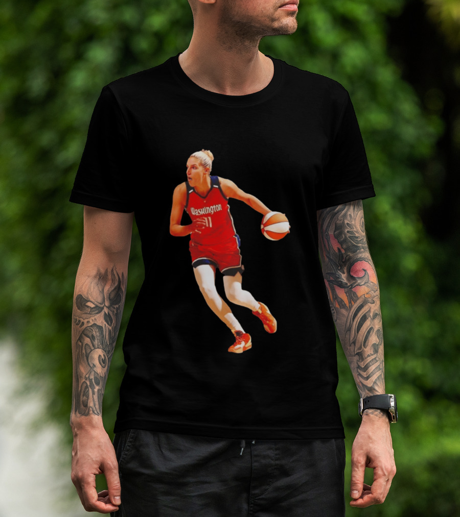 Elena Delle Donne Washington Mystics Basketball Hall Of Fame Player 11 T-Shirt