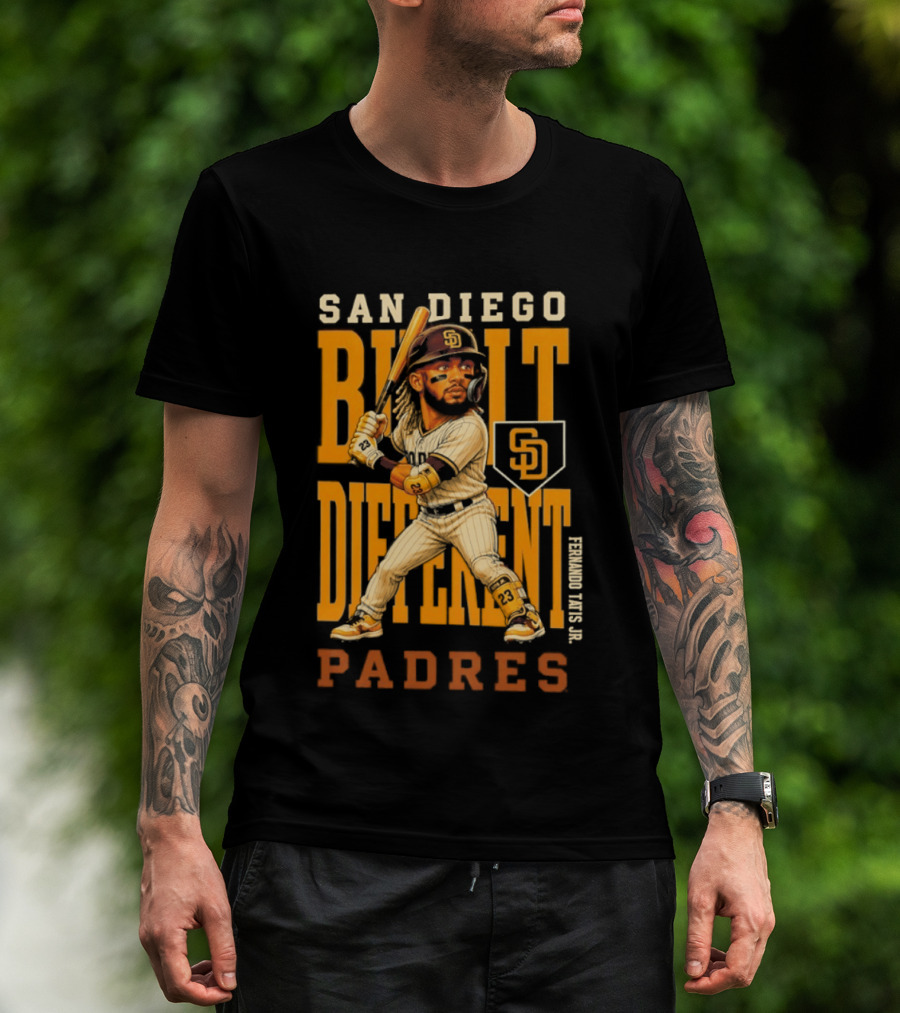 San Diego Built Different Padres Fernando Tatis Jr. 2026 MLB Season T-Shirt