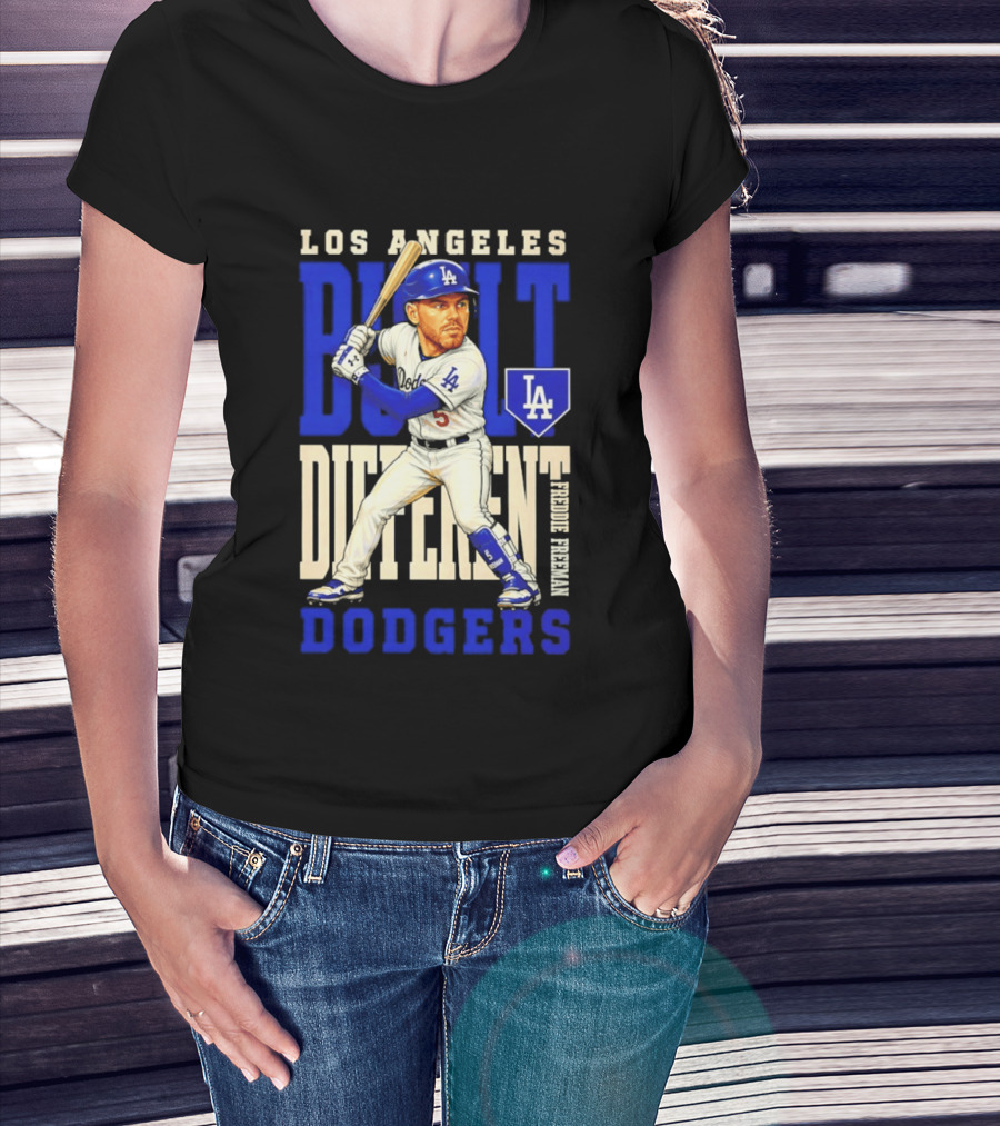 Los Angeles Dodgers Built Different Freddie Freeman MLB T-Shirt