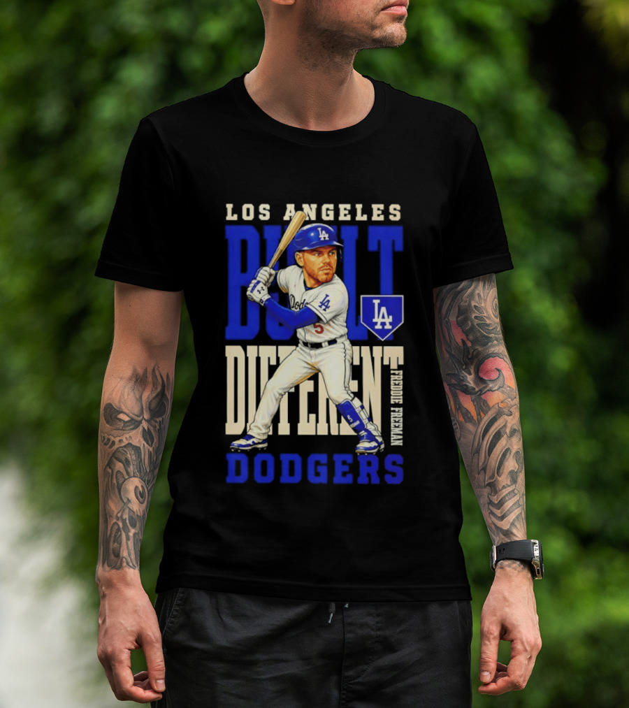 Los Angeles Dodgers Built Different Freddie Freeman MLB T-Shirt