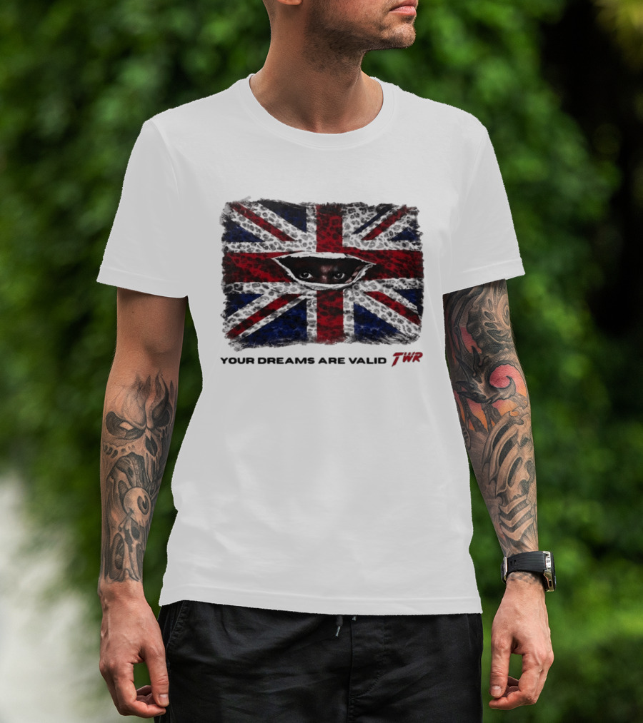 Your Dreams Are Valid TWR Union Jack Eyes T-Shirt