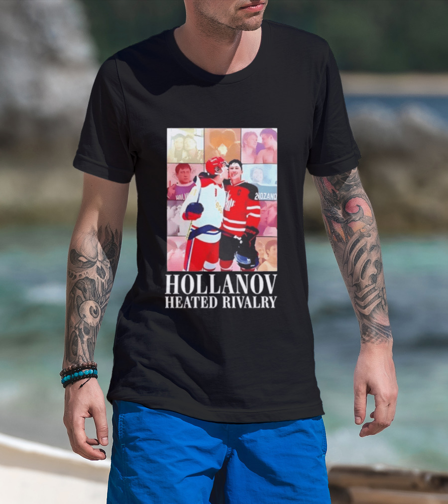 Hollanov Heated Rivalry Hockey Romance 90210ando Walliam 993 T-Shirt