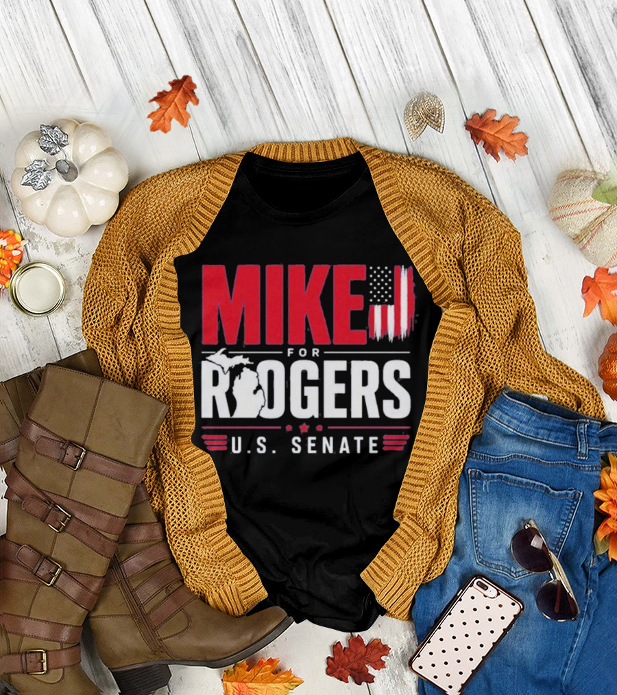 Mike Rogers U.S. Senate Campaign American Flag T-Shirt