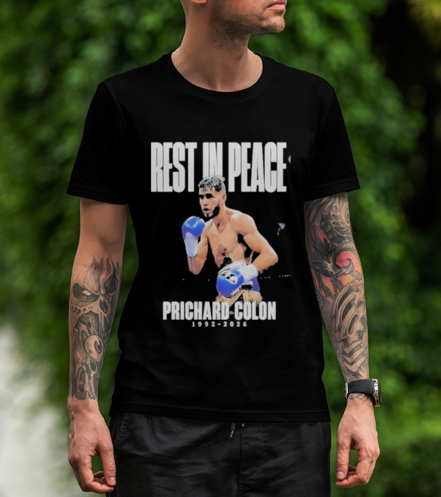 Rest In Peace Prichard Colon 1992 2026 Boxing Gloves T-Shirt