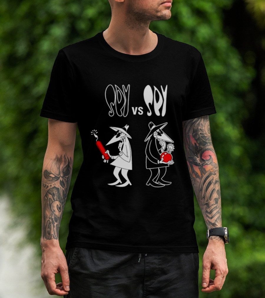 Spy Vs Spy Mad Magazine Classic Comic Characters Showdown Bomb And TNT T-Shirt
