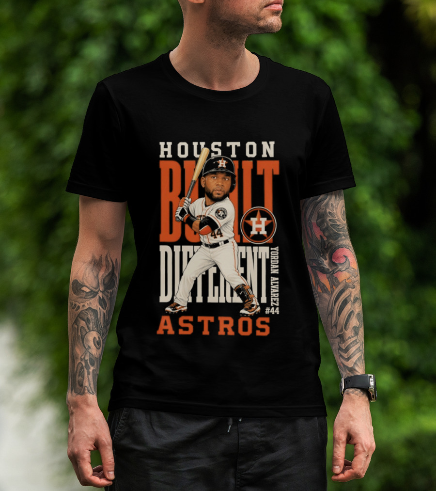 Houston Built Different Astros Yordan Alvarez #44 T-Shirt