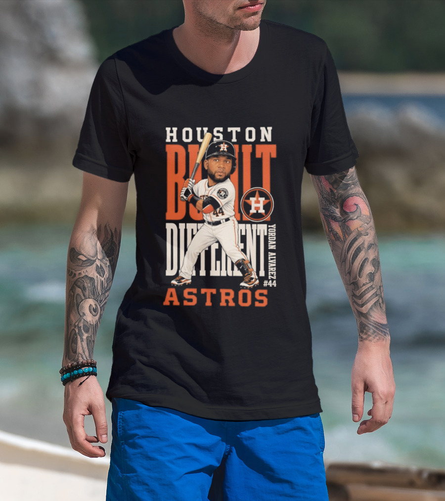 Houston Built Different Astros Yordan Alvarez #44 T-Shirt