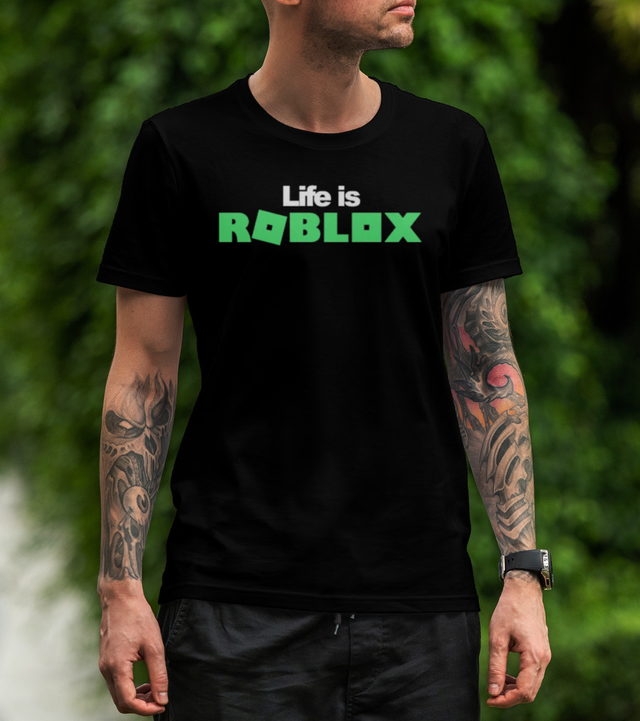 Life Is Roblox Gaming Meme DJ Akademiks T-Shirt
