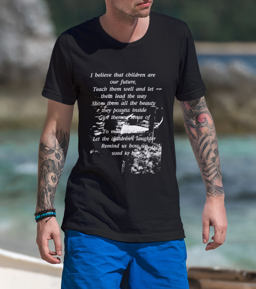 BTS Namjoon Arlington Day 1 Whitney Houston The Greatest Love Of All Lyrics Inspirational Quotes T-Shirt