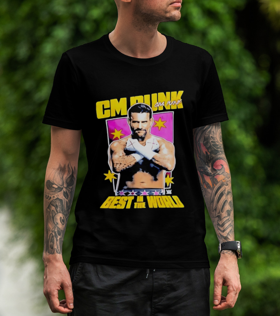 Cm Punk Best In The World WWE Wrestling T-Shirt