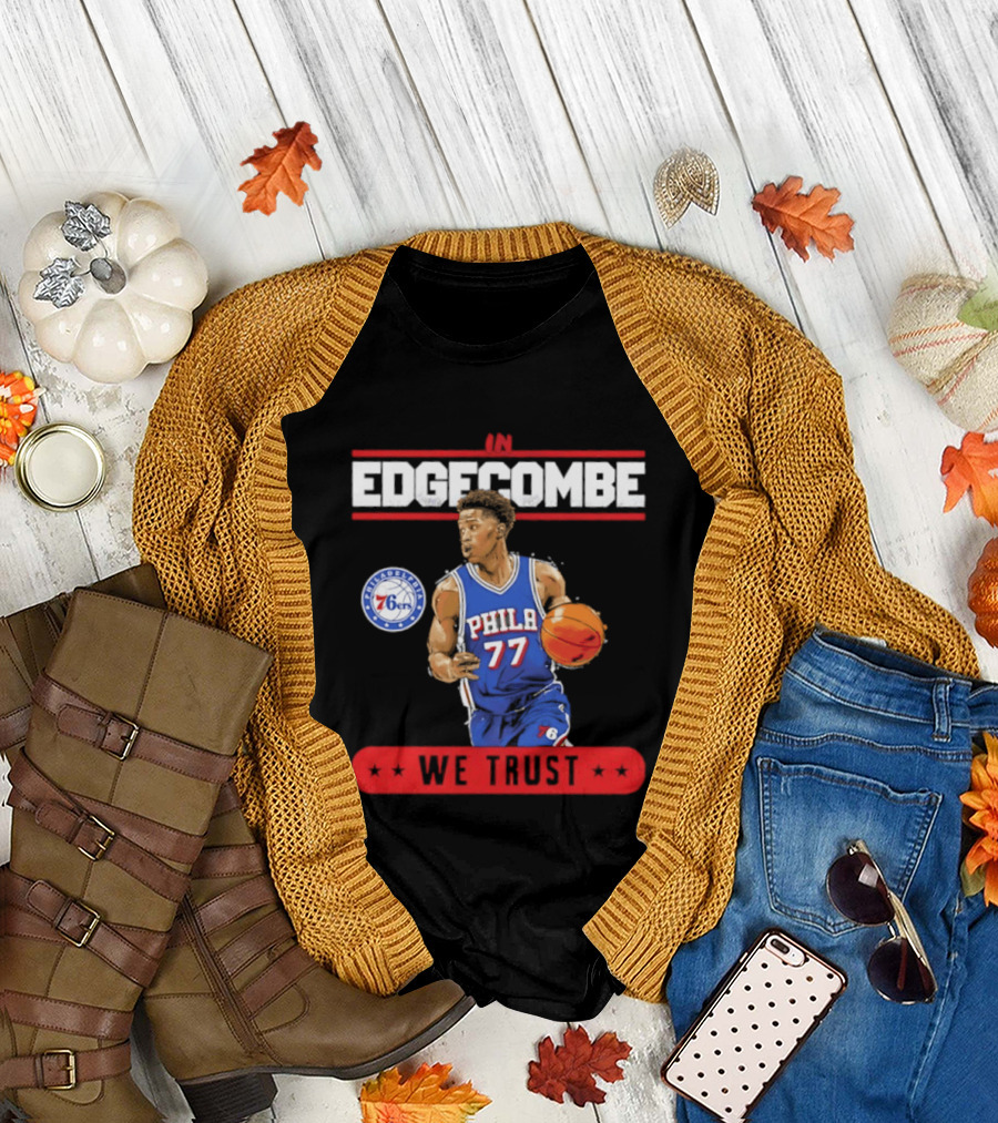 Philadelphia 76ers VJ Edgecombe In Edgecombe We Trust T-Shirt