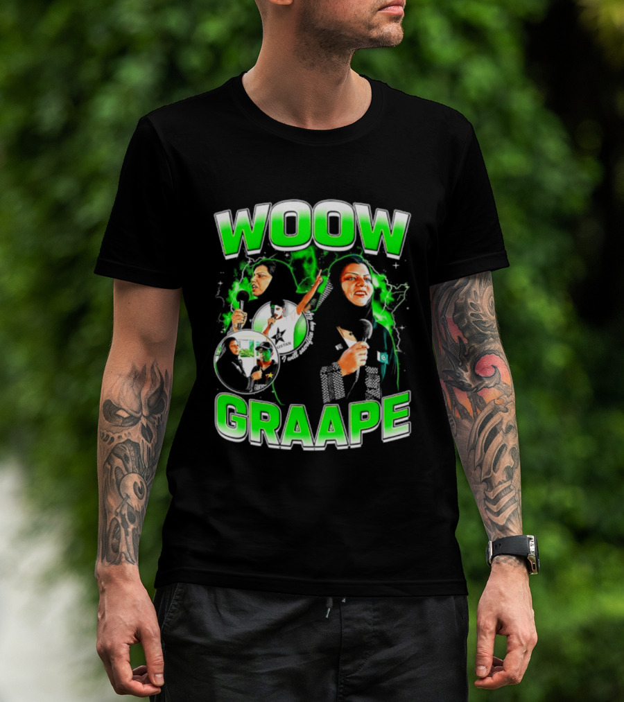 WOOW Graape I Will Sacrifice My Life For Pakistan Enthusiastically T-Shirt