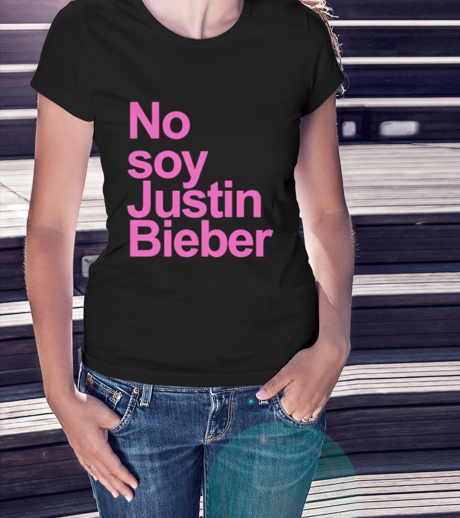 No Soy Justin Bieber Pop Music Celebrity Merchandise T-Shirt