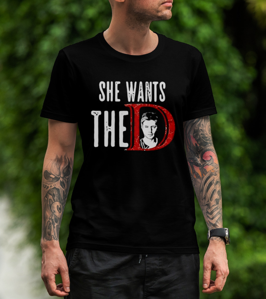 She Wants The D Jensen Ackles Supernatural T-Shirt
