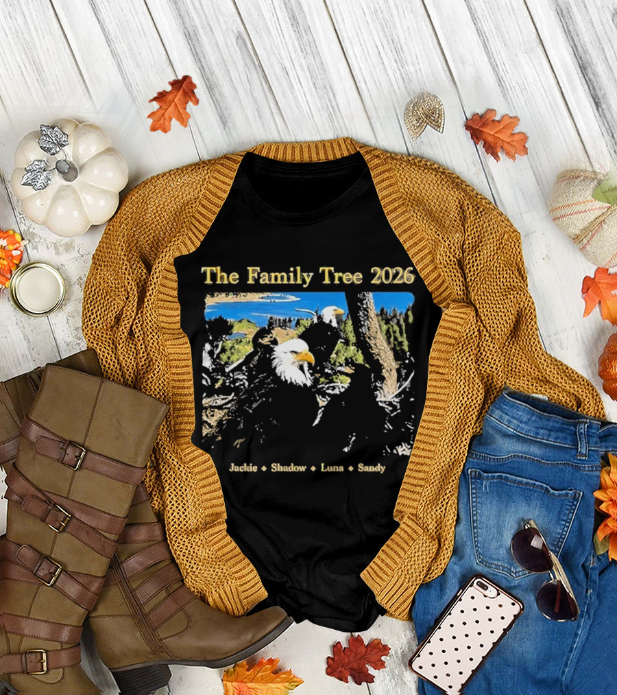 The Family Tree 2026 Jackie Shadow Luna Sandy Bald Eagles T-Shirt