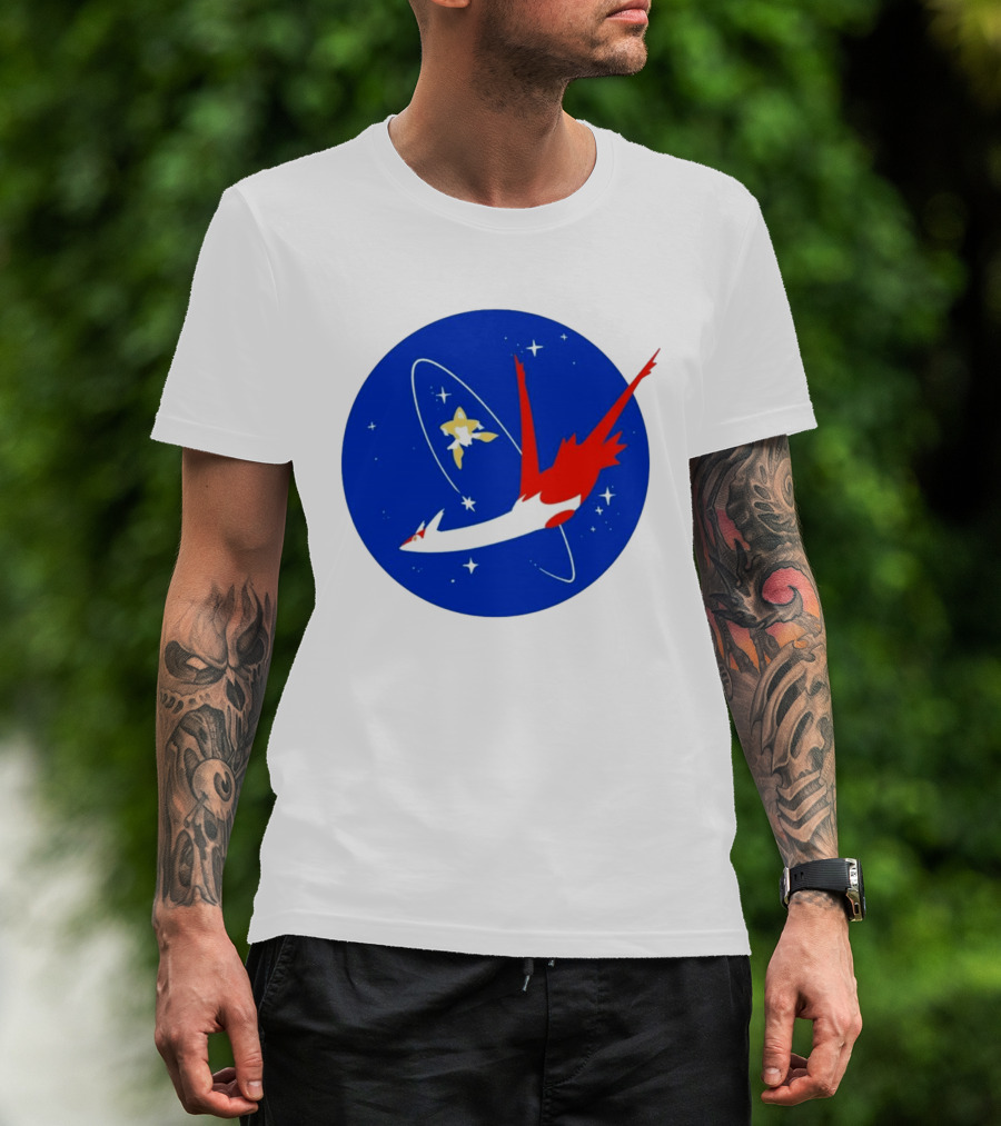 Latias Jirachi Cosmic Voyage In Space T-Shirt