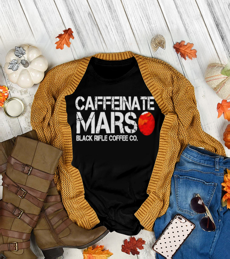 Caffeinate Mars Black Rifle Coffee Co Red Planet T-Shirt