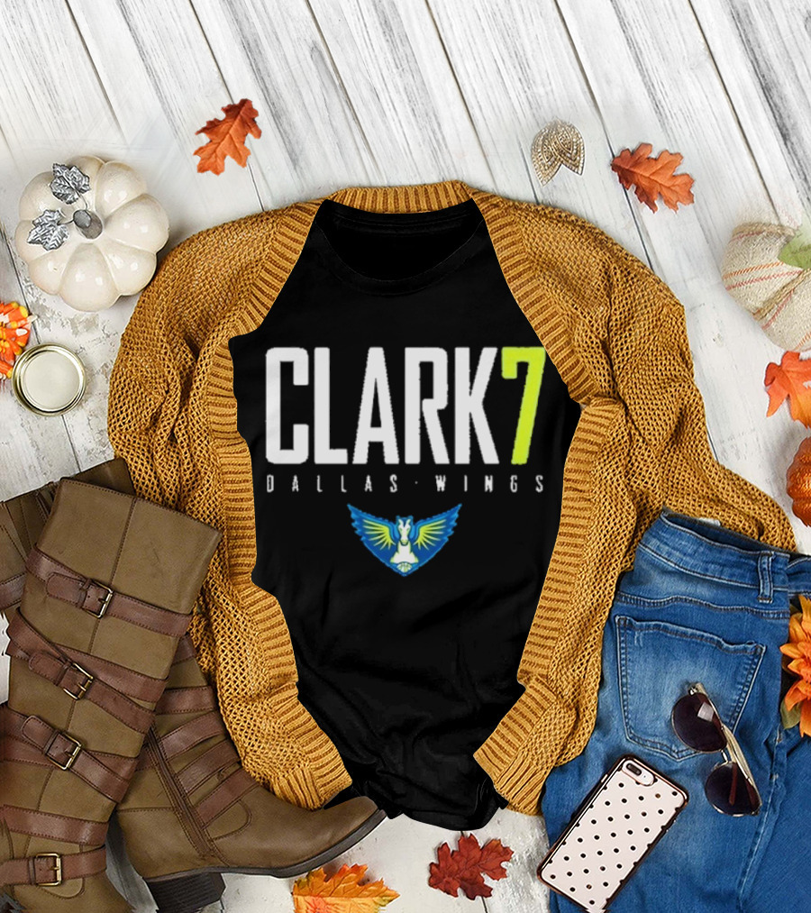 Caitlin Clark 7 Dallas Wings WNBA Basketball T-Shirt