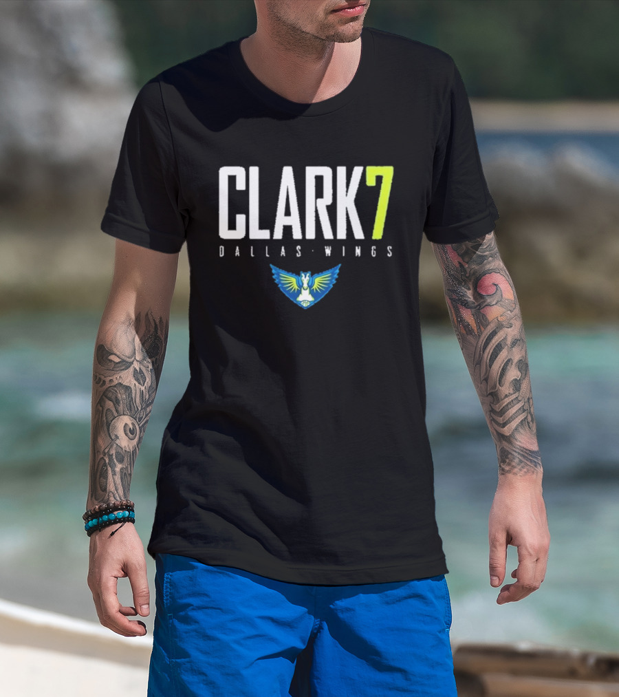 Caitlin Clark 7 Dallas Wings WNBA Basketball T-Shirt