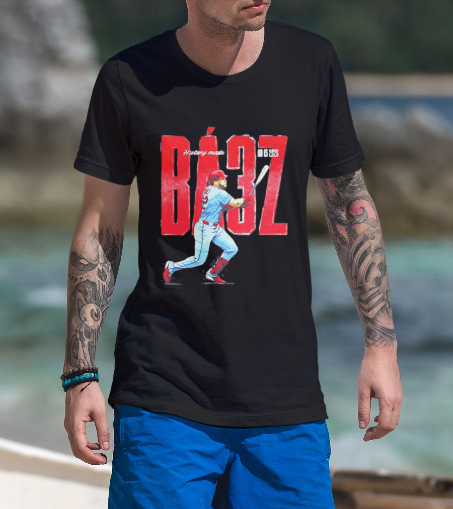 St. Louis Cardinals Joshua Baez History Made 2026 MLB Debut T-Shirt