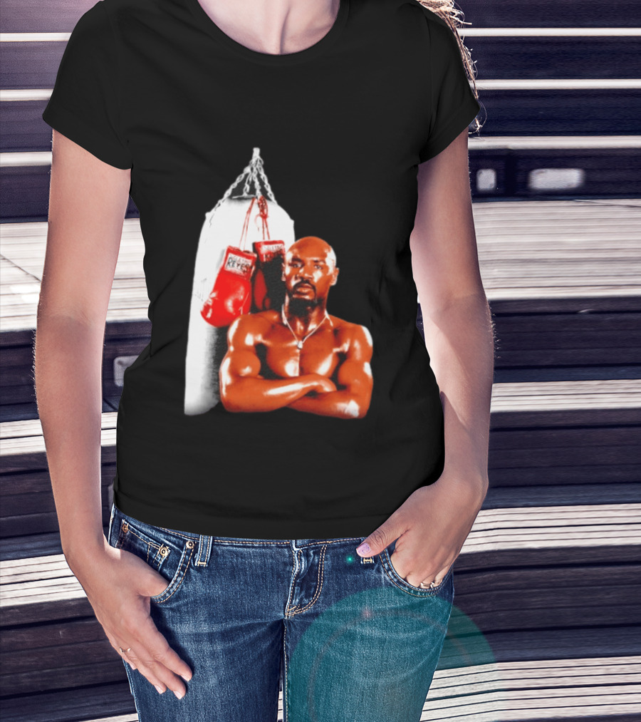 Marvelous Marvin Hagler With Cleto Reyes Boxing Gloves Iconic Champion T-Shirt