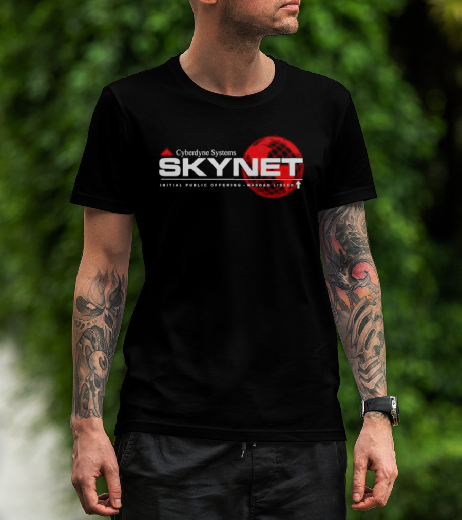 Cyberdyne Systems Skynet IPO Nasdaq Listed T-Shirt