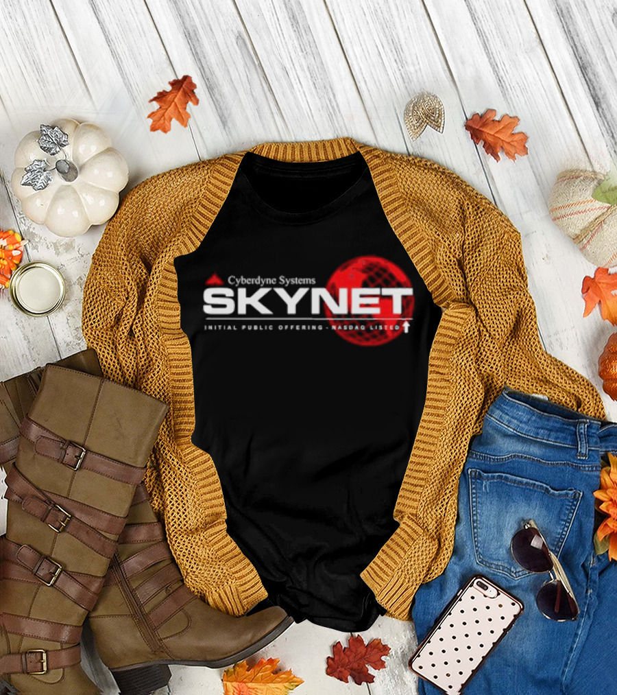 Cyberdyne Systems Skynet IPO Nasdaq Listed T-Shirt