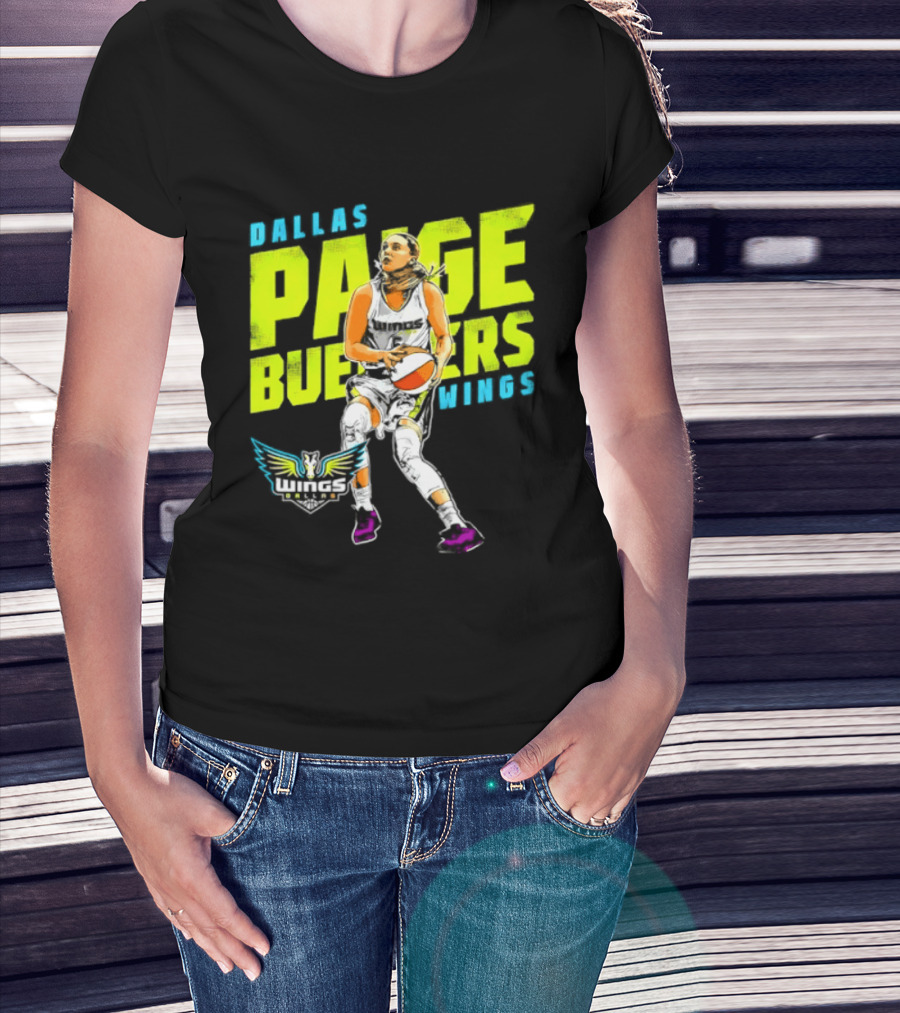 Dallas Wings Paige Bueckers WNBA Basketball Player T-Shirt
