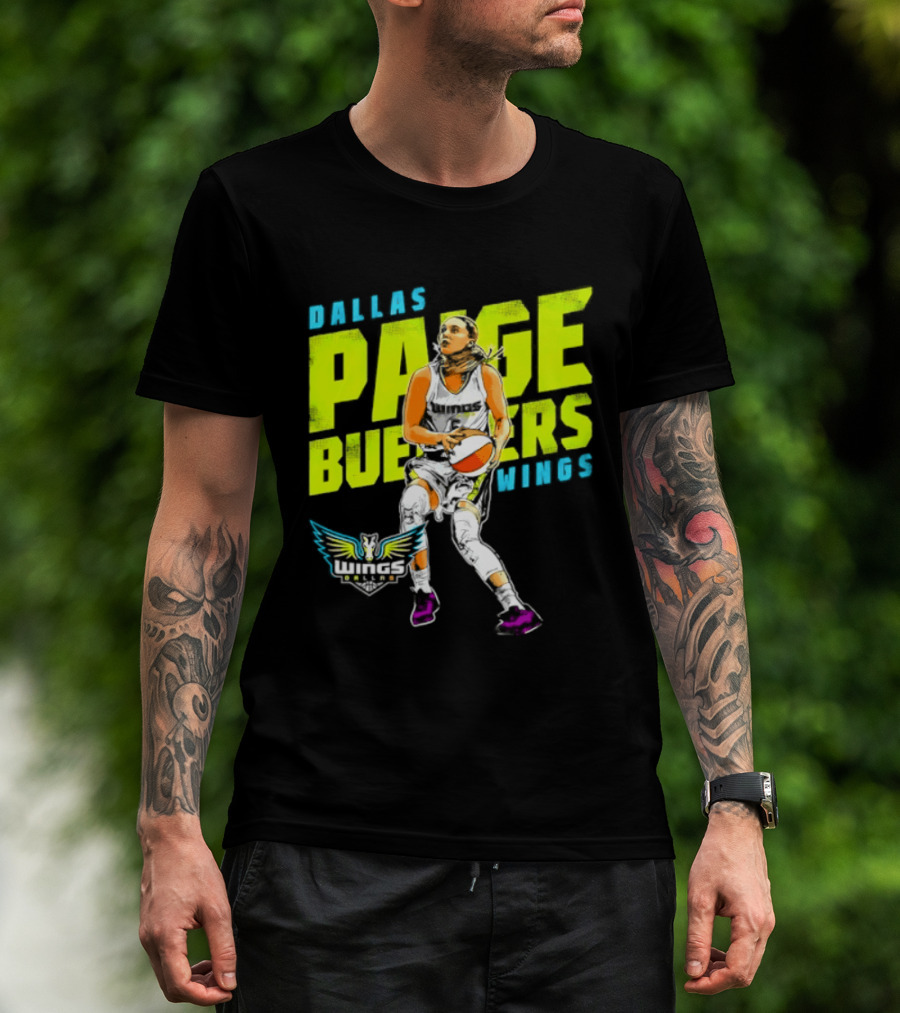 Dallas Wings Paige Bueckers WNBA Basketball Player T-Shirt