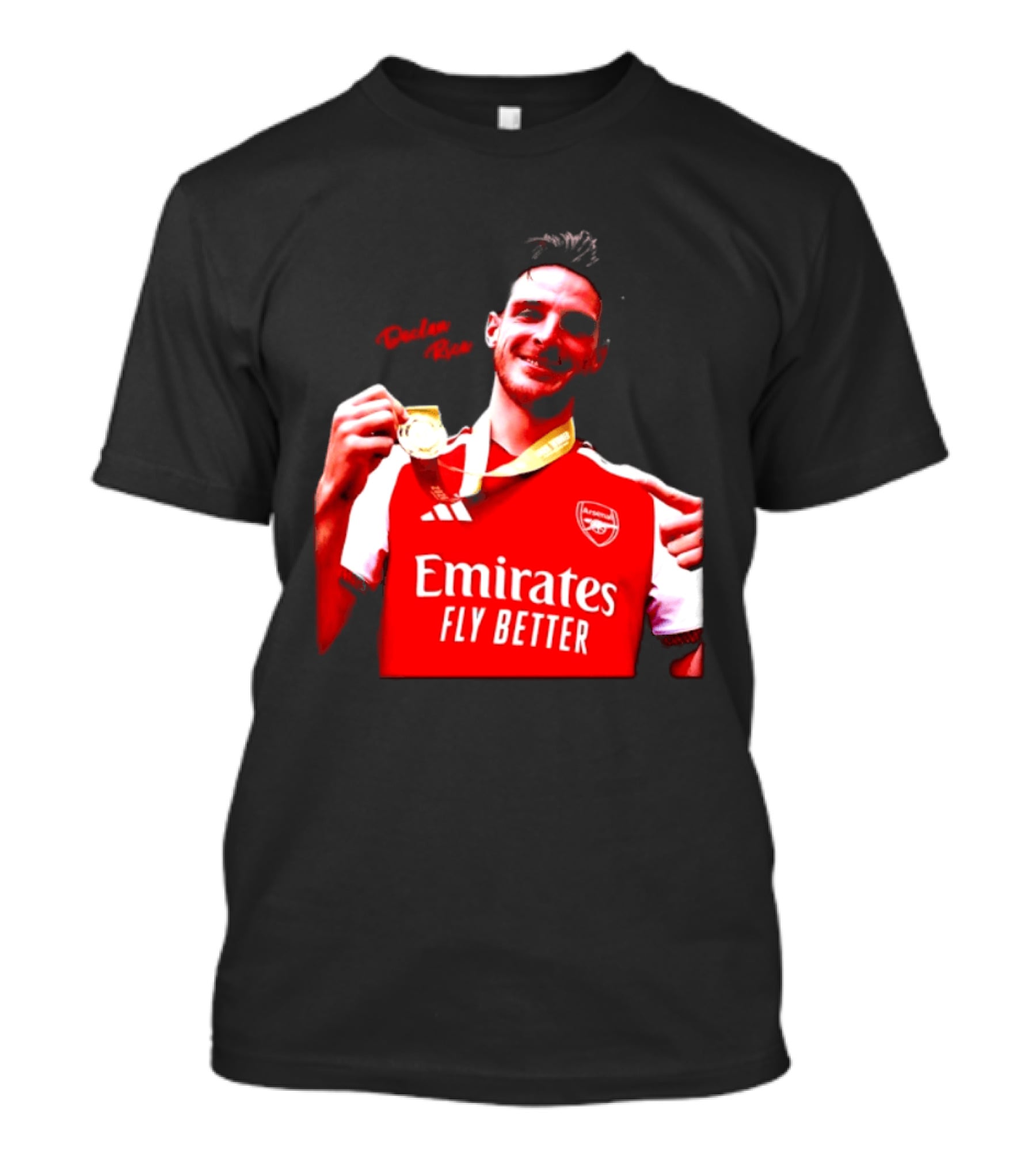 Declan Rice Arsenal Premier League Winner 2026 Emirates Fly Better T-Shirt