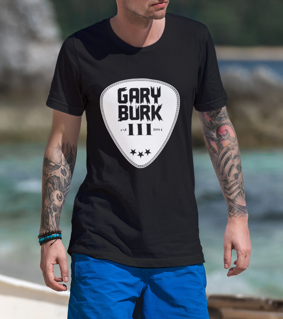 Gary Burk III Est 1994 Guitar Pick Musician Stars T-Shirt
