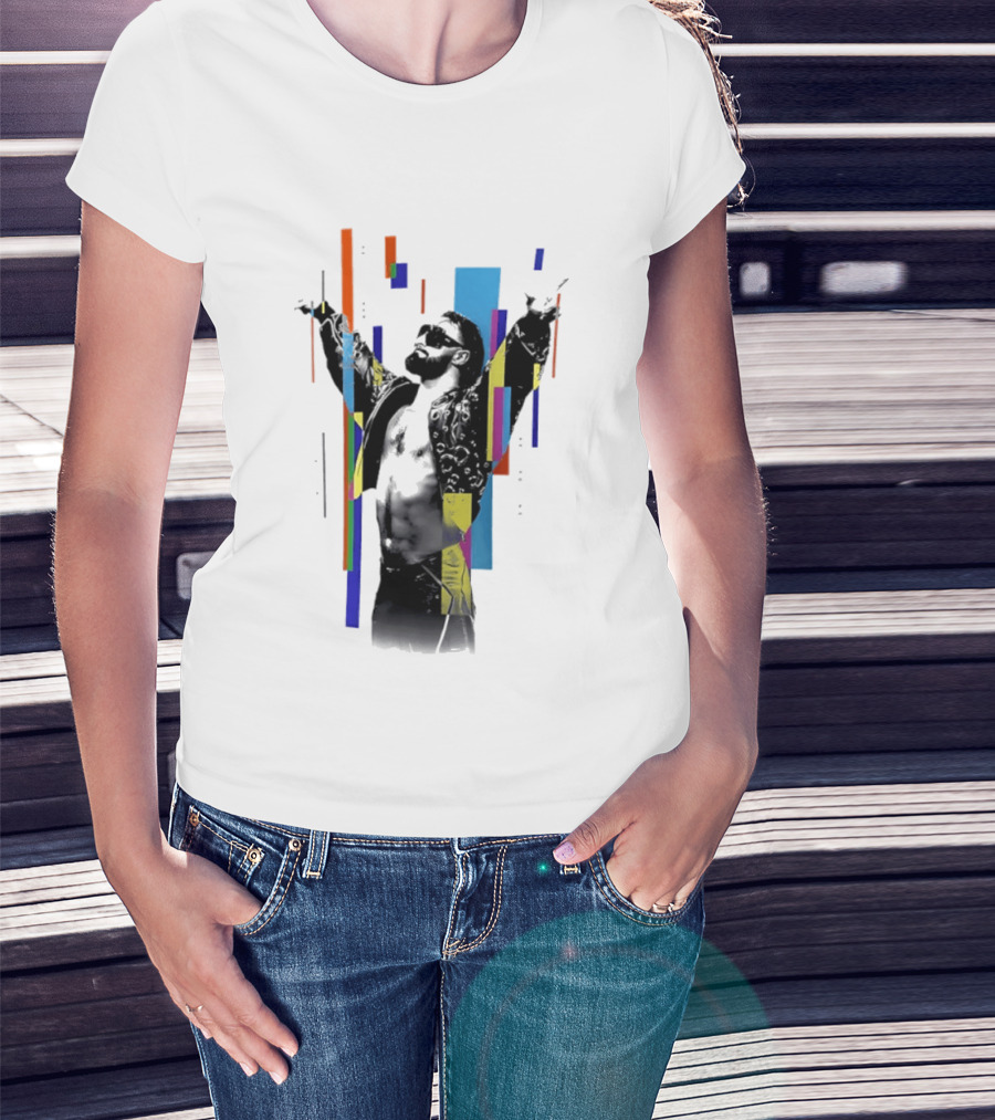 Seth Rollins Revolutionary Visionary WWE Iconic Pose T-Shirt