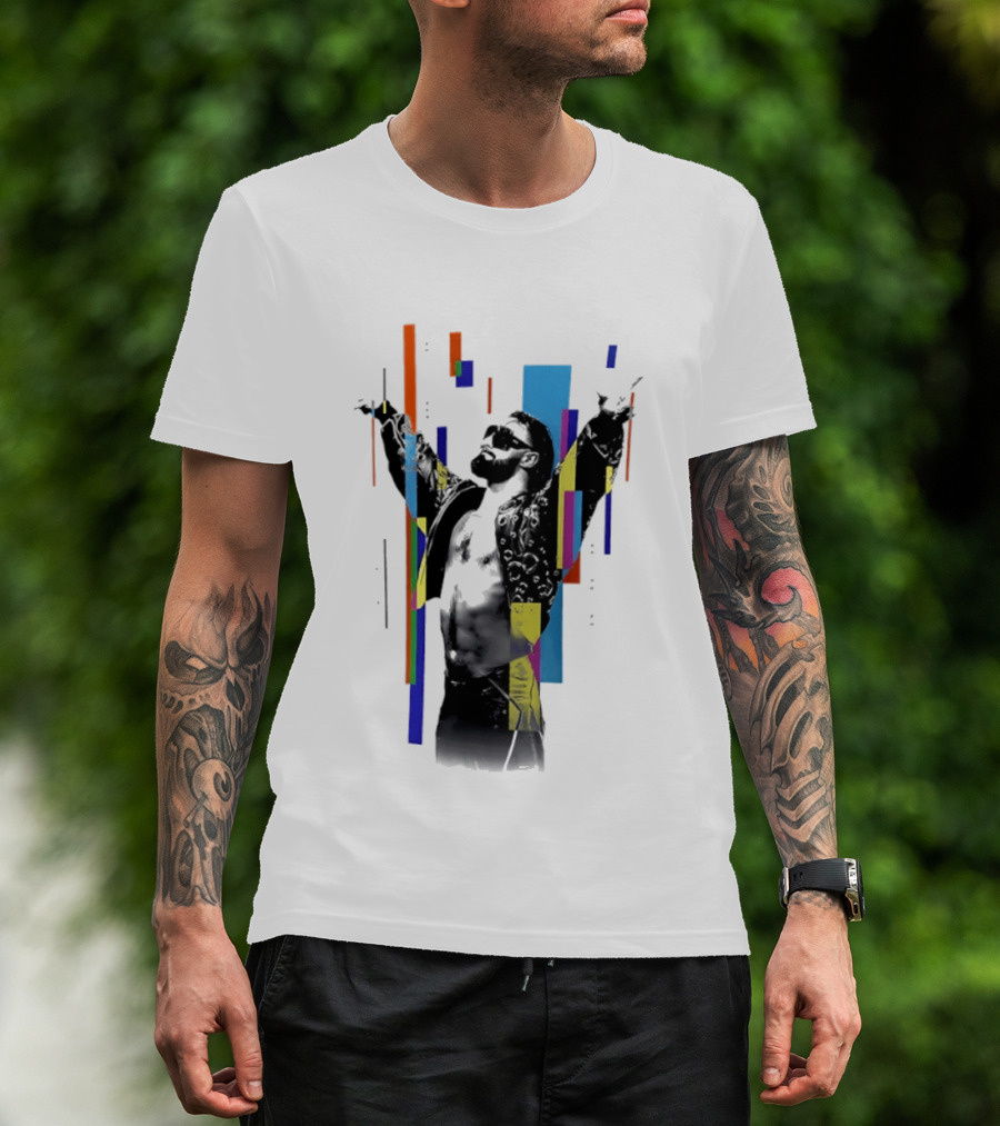 Seth Rollins Revolutionary Visionary WWE Iconic Pose T-Shirt