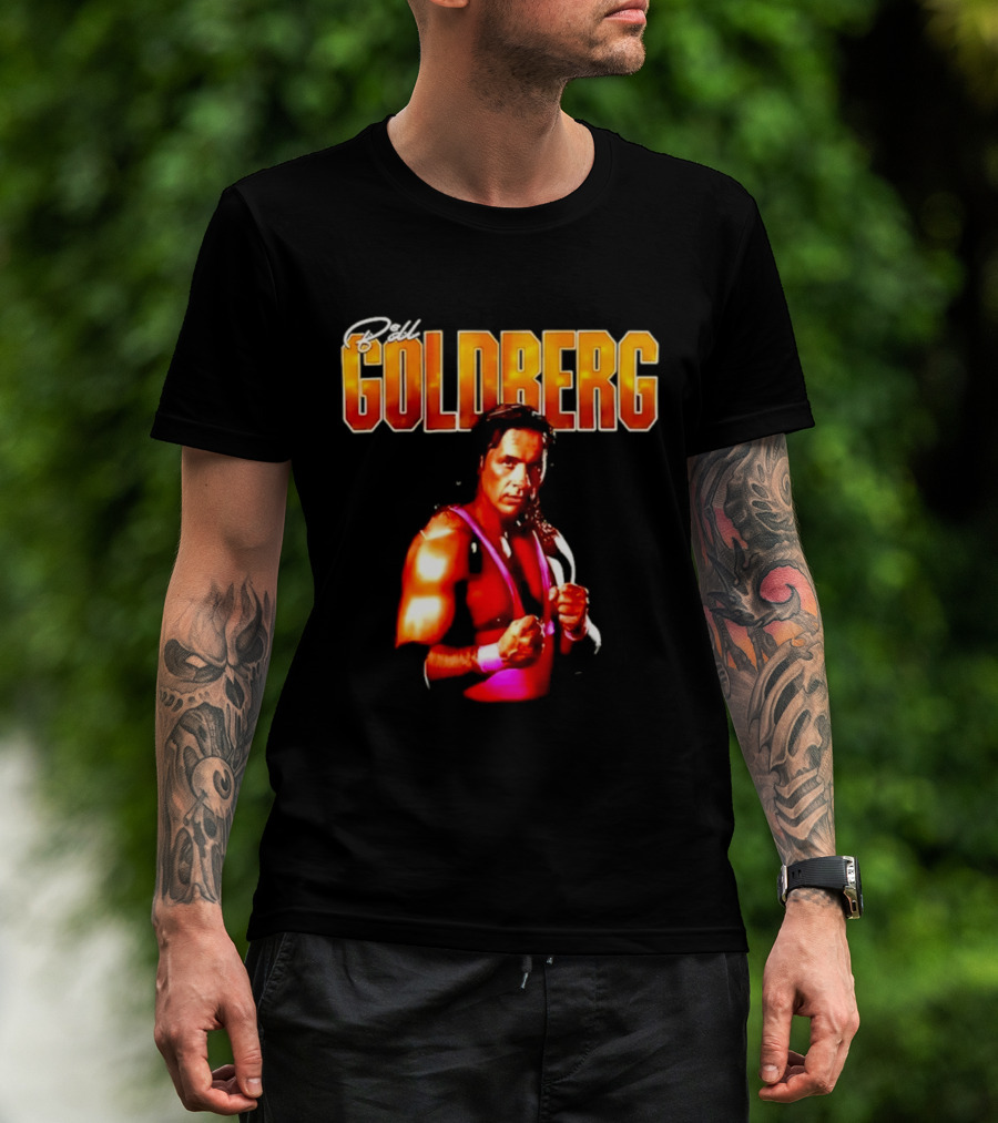 Bill Goldberg Bret Hart Portrait Wrestling Legends T-Shirt