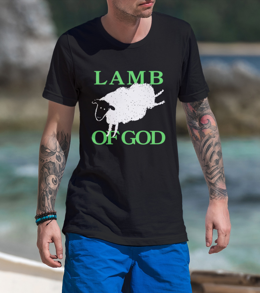 Lamb Of God Heavy Metal Band Metalcore Sheep Image T-Shirt