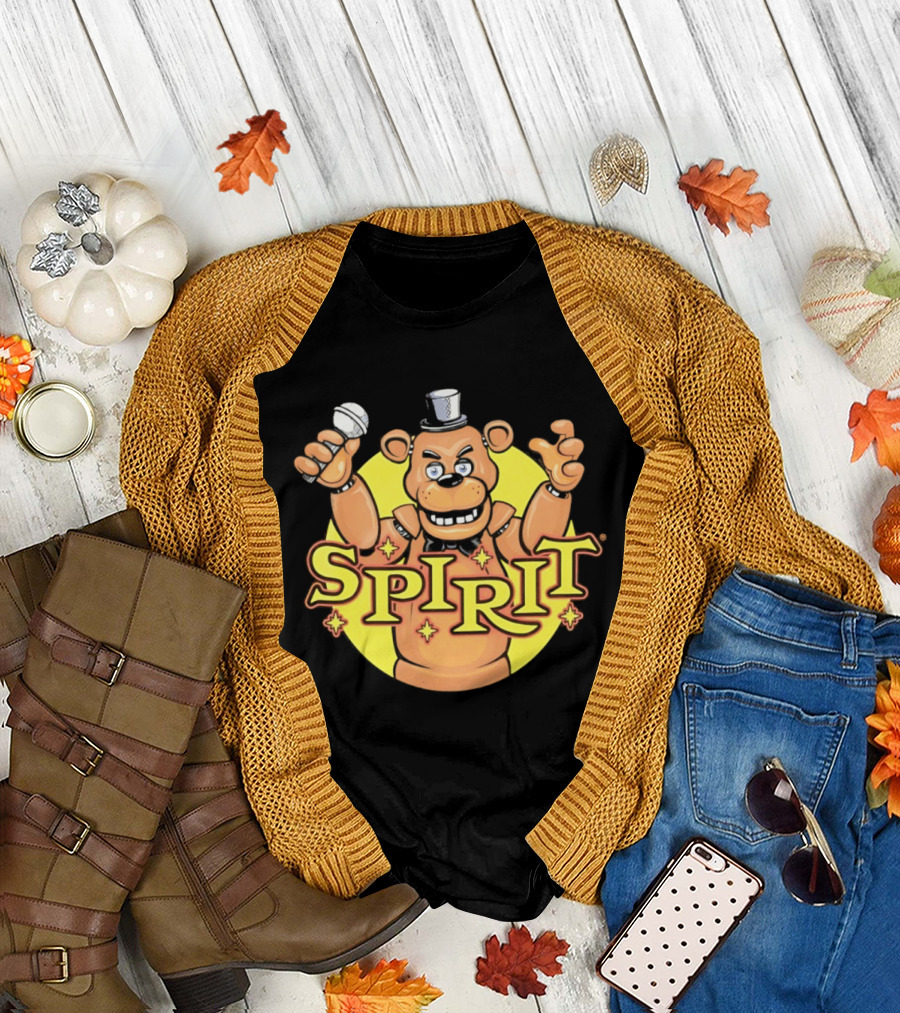 Five Nights At Freddy's Spirit Halloween Freddy Fazbear Animation T-Shirt