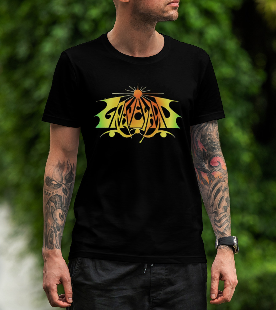Graveyard Fever Vibrant Gothic Sunburst T-Shirt