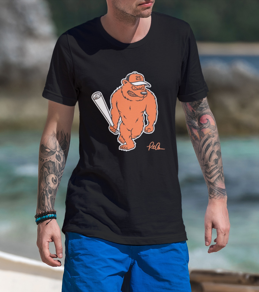 Polar Bear Pete 25 Baltimore Orioles MLB 2026 Season T-Shirt
