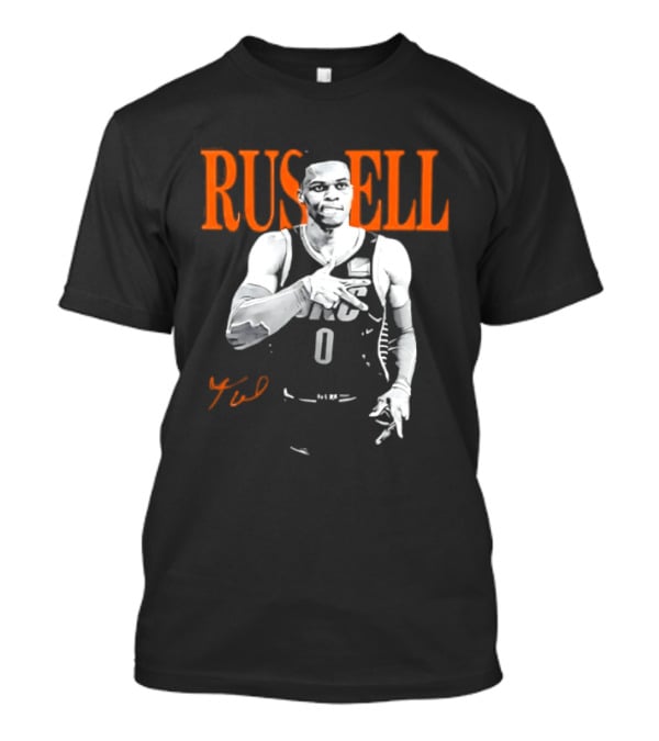Russell Westbrook Oklahoma City Thunder 0 Basketball Fan T-Shirt
